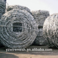 Fil barbelé galvanisé / fil de clôture galvanisé / fil de clôture de l&#39;usine